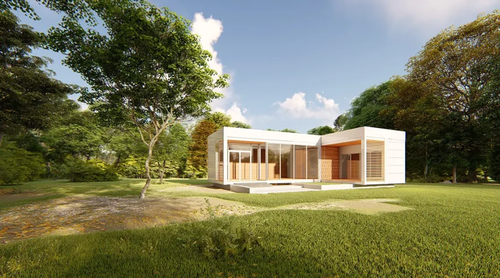 Modelo de casa contenedor Pura Raza