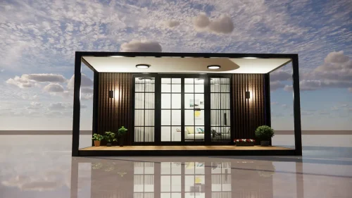 Casa contendor modelo Sombra y Luz