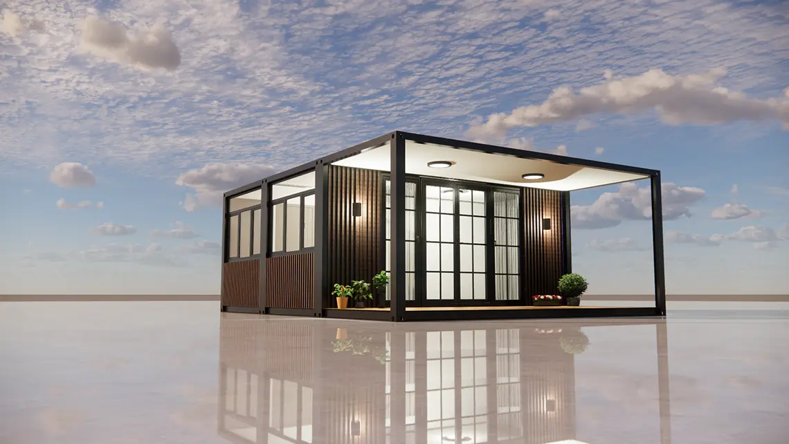Casa contendor modelo Sombra y Luz