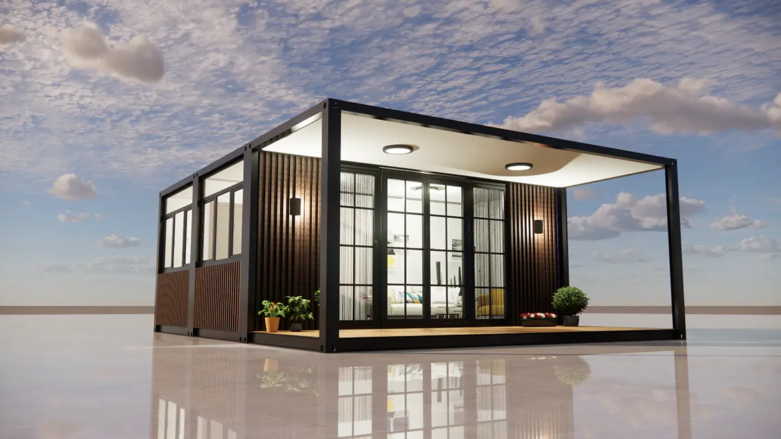 Casa contendor modelo Sombra y Luz
